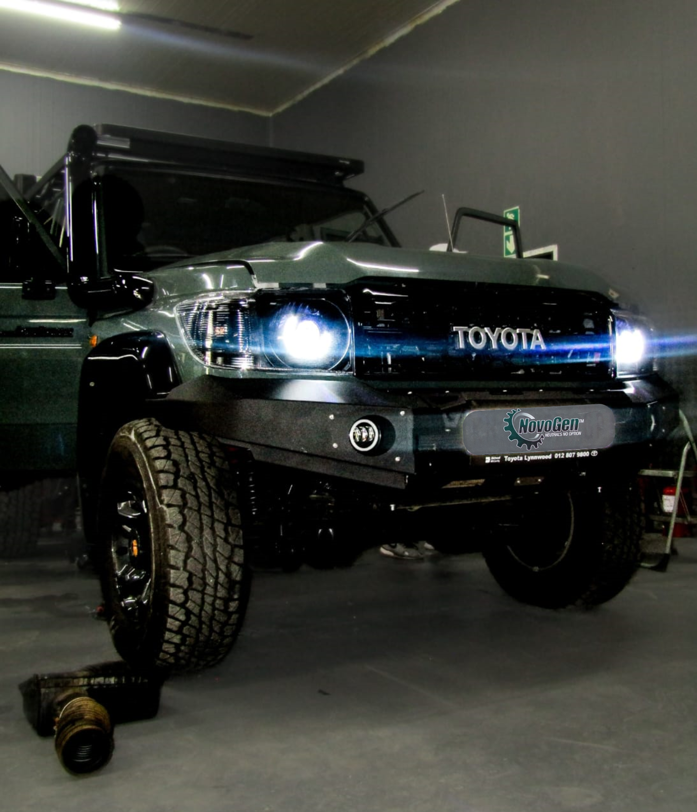 Custom Toyota Land Cruiser completed by Novogen